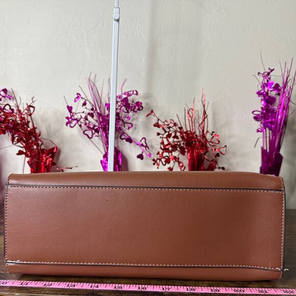 LONDON FOG Brown Top Handle / Crossbody - Picture 4 of 9